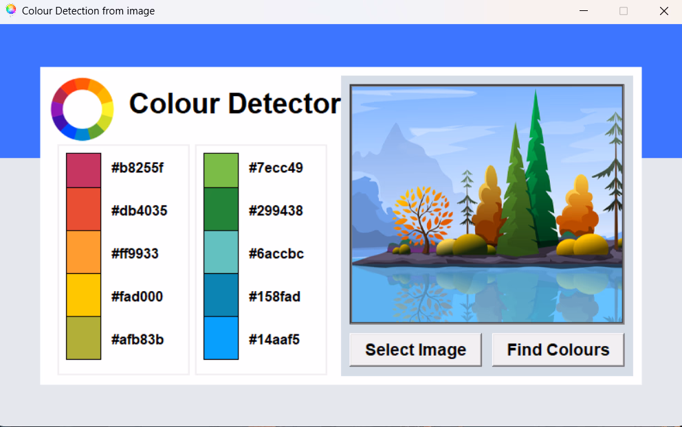 Colour Detection Software